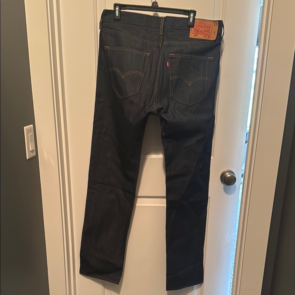 Levi's Men's Dark Indigo Straight Jeans